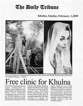 Free Medical Clinic in Khulna, Bangladesh organized by Mother Rytasha and Food Relief International