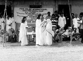 Mother Rytasha Food Relief International Free Medical Eye Camp Bangladesh 1999