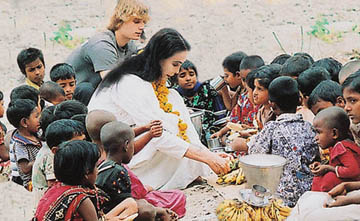 Mother Rytasha with Children's Nutrition Program